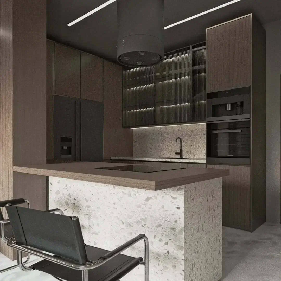 Rendu 3D salon luxe